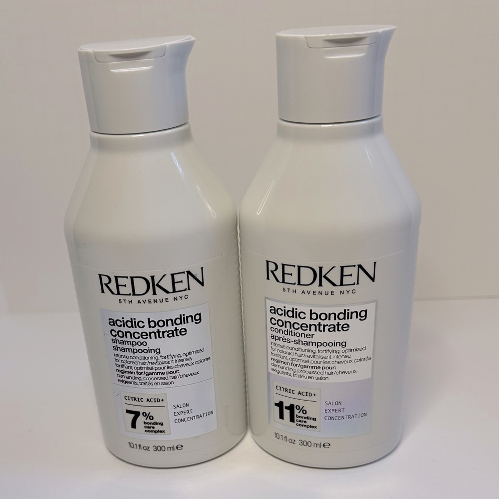 Brand new Redken Acidic Bonding Concentrate Shampoo and Conditioner 10.1oz